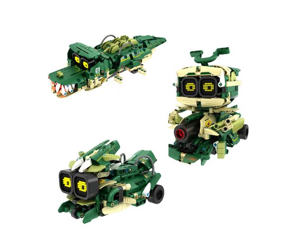 iM.Master Stavebnice robot krokodýl 3v1 RC na dálkové ovládání 34,3x14,5x8 cm