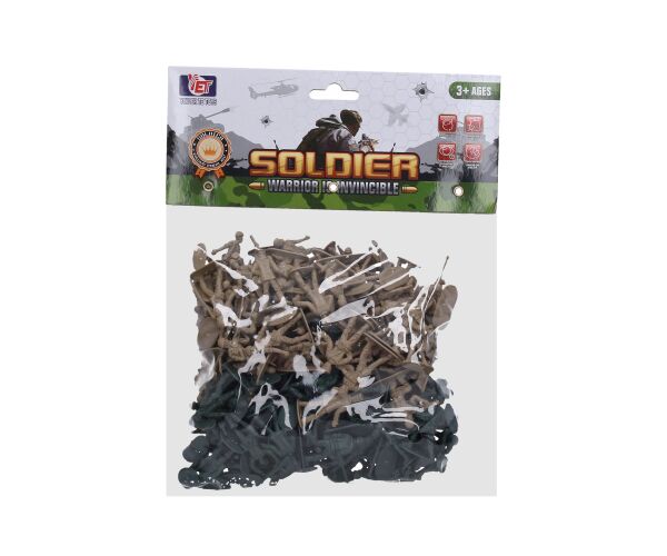 Figurky vojáci set 200 ks 4 cm