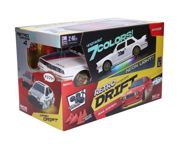 Auto Retro Drift RC na dálkové ovládání 27,5 cm
