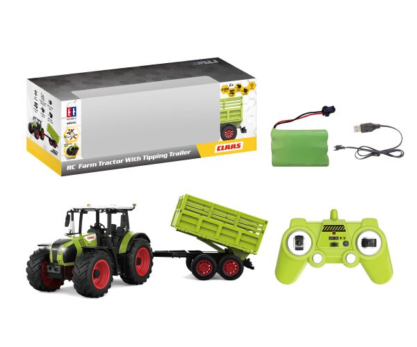 Claas Traktor s vlečkou RC na dálkové ovládání 43,6 cm