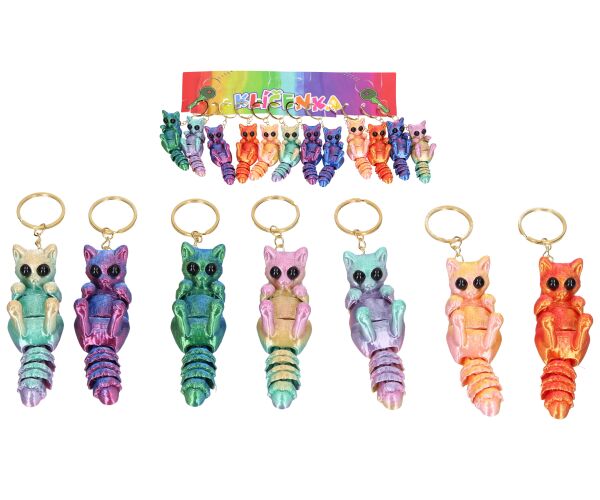 Klíčenka 3D kočka