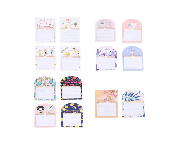 Notes 40 stran mix na magnet + tužka