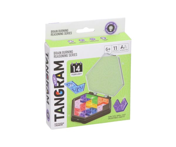 Tangram hlavolam 10 cm