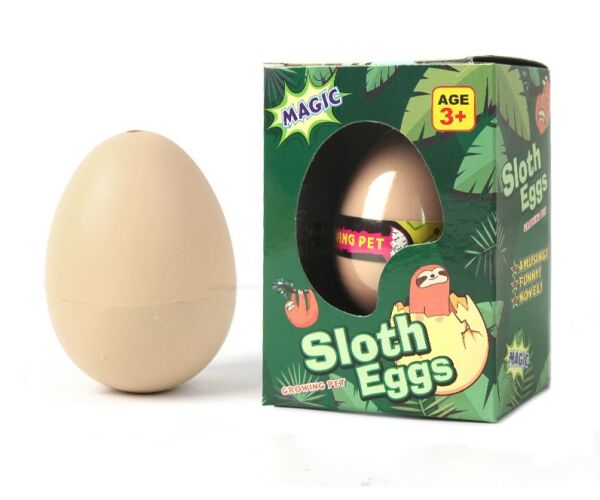 Vejce rostoucí lenochod 6,5 cm