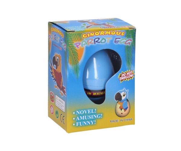 Vejce rostoucí papoušek 6,5 cm