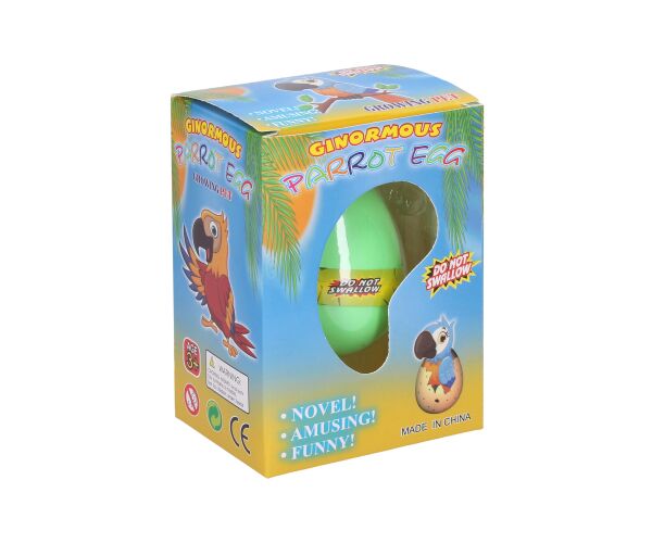 Vejce rostoucí papoušek 6,5 cm