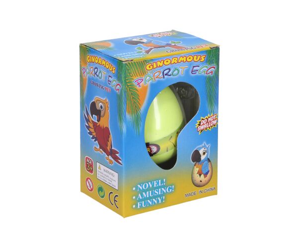 Vejce rostoucí papoušek 6,5 cm