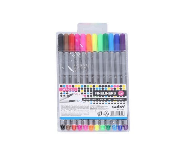 Fineliner popisovač 0.4 mm 12 ks