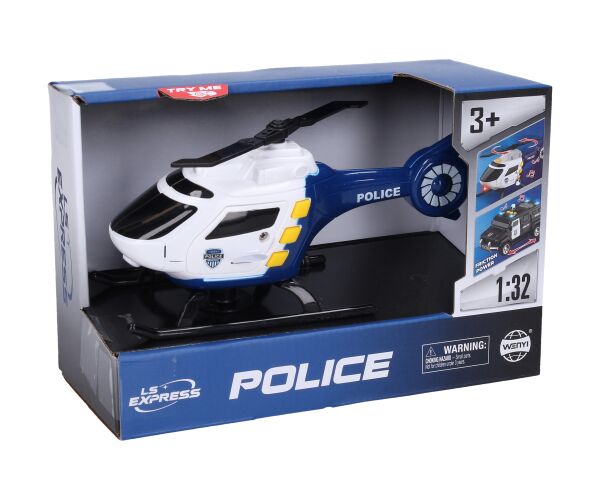 Vrtulník policejní s efekty 16,5 cm