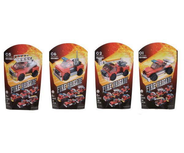 Stavebnice auto hasičské 6,3 cm