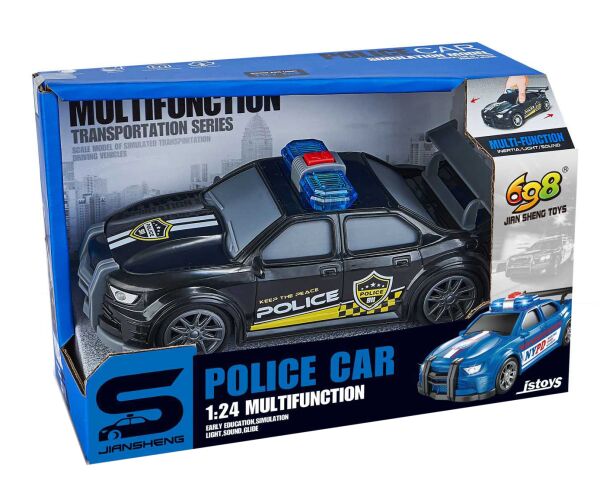 Auto policejní s efekty 16 cm