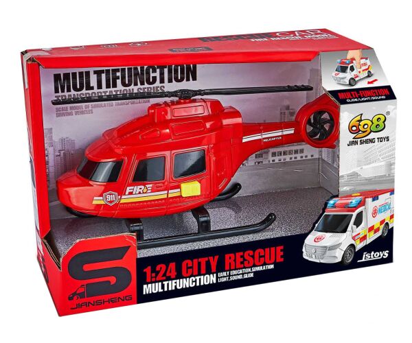 Vrtulník s efekty 17 cm