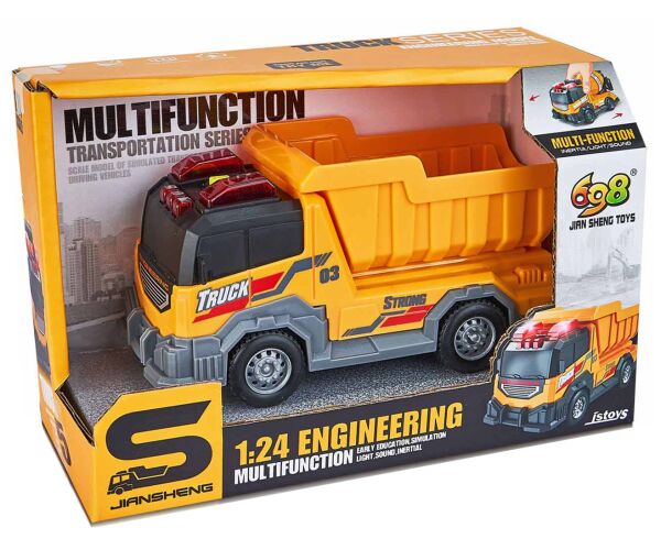 Auto sklápěč s efekty 15 cm