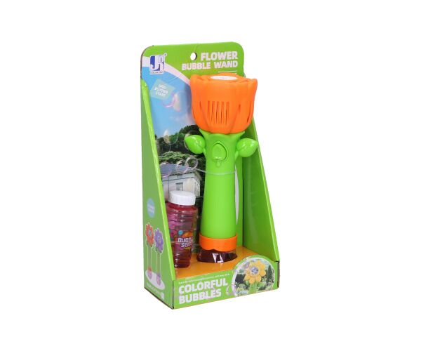 Bublifuk růže se světelnými efekty 100 ml 26 cm