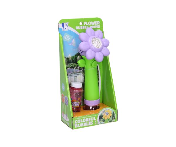 Bublifuk slunečnice se světelnými efekty 100 ml 27 cm