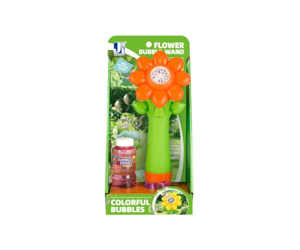 Bublifuk slunečnice se světelnými efekty 100 ml 27 cm