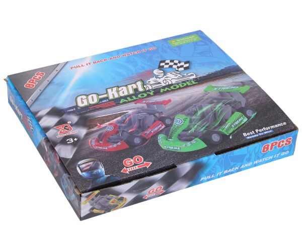 Motokára kov/plast 13 cm
