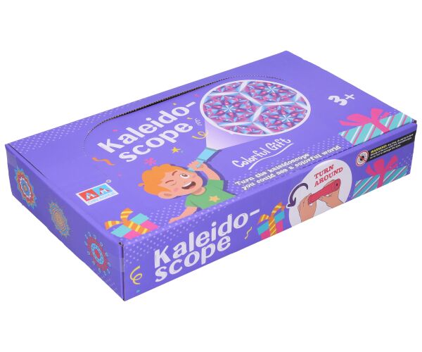 Kaleidoskop se zvířátky kovový 18 cm