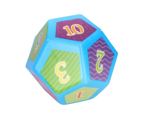 Hrací kostka 12 stran 8x10 cm