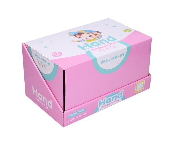 Ruční větráček opice 16 cm