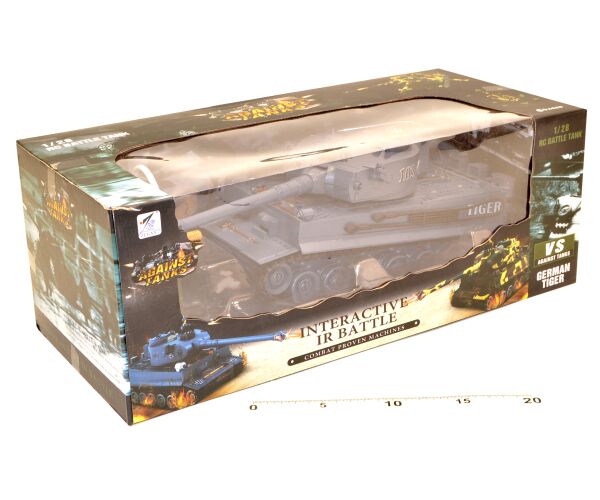 Tank Tiger RC na dálkové ovládání 28 cm