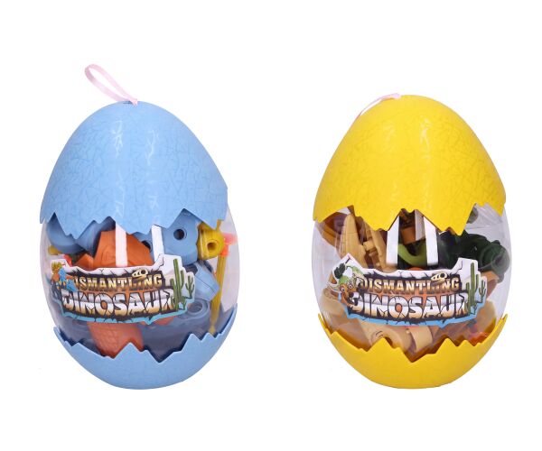 Stavebnice šroubovací dino ve vajíčku 16 cm