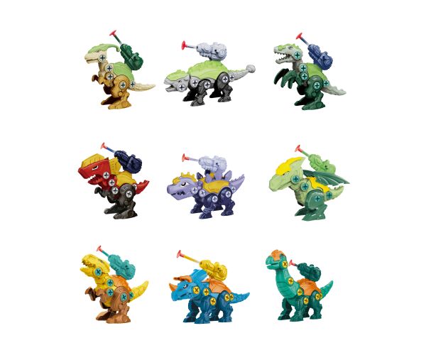 Stavebnice šroubovací dino ve vajíčku 16 cm