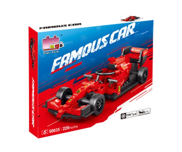 Stavebnice Formule červená 20,5 cm