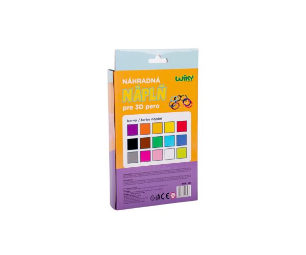 Náhradní náplně do 3D pera WIKY 15x3 m - český obal