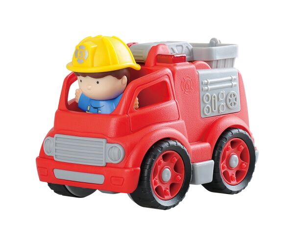 Playgo Auto hasičské s figurkou 14x10x10,5 cm