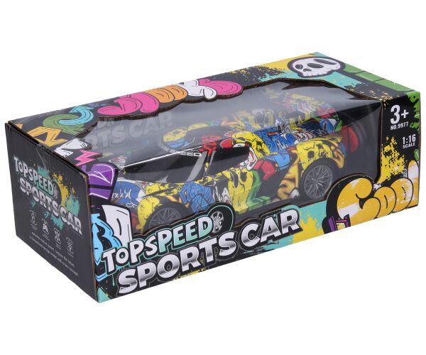 Auto Graffiti RC na dálkové ovládání 24,5 cm