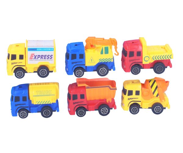 Auto - set 6 autíček 6 cm