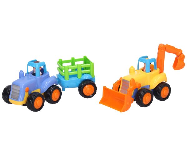 Traktor a Bagr se setrvačníkem 16 cm