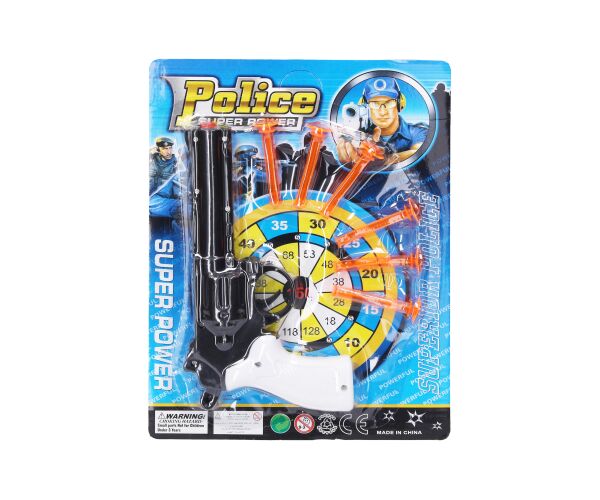 Pistole na šipky s přísavkami set 21 cm