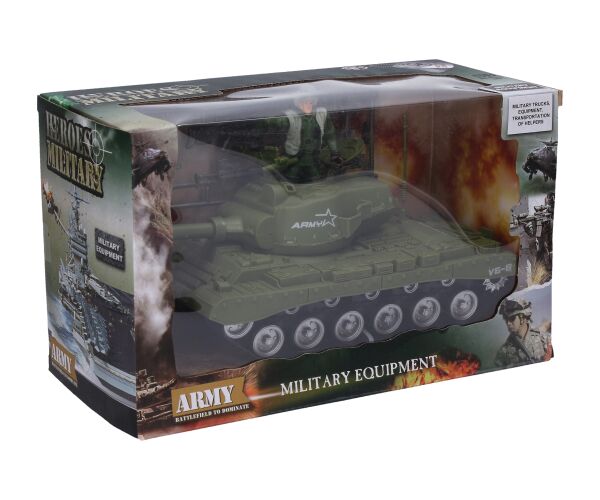 Tank s vojákem 26 cm