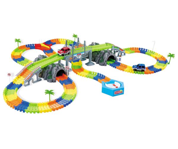 Dráha flexi se dvěma tunely