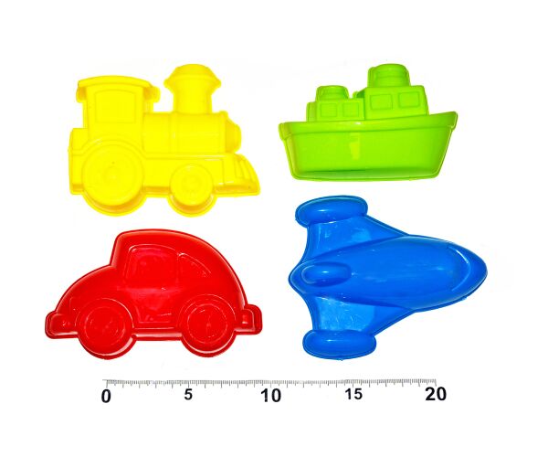 Bábovky na písek 4 ks