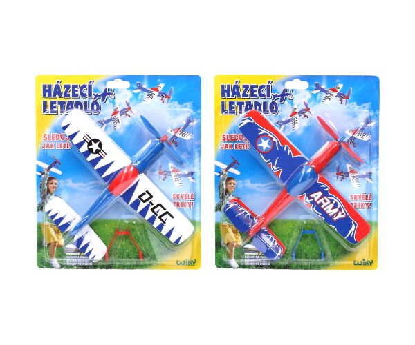 Letadlo na natáhnutí 22 cm - Český obal