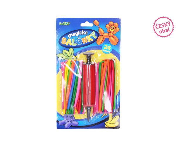 Balónky magické set 24 ks - Český obal