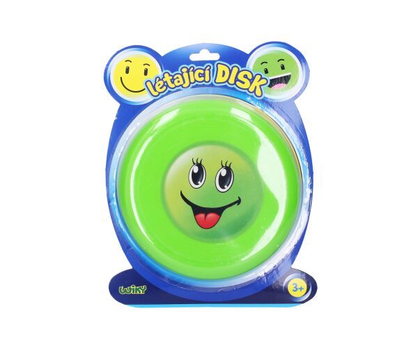 Létající disk smajlík 19 cm - Český obal