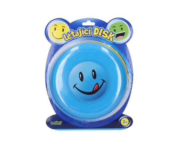 Létající disk smajlík 19 cm - Český obal