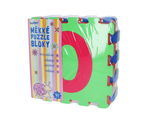 Bloky měkké - Číslice 10 ks 32 x 32 cm