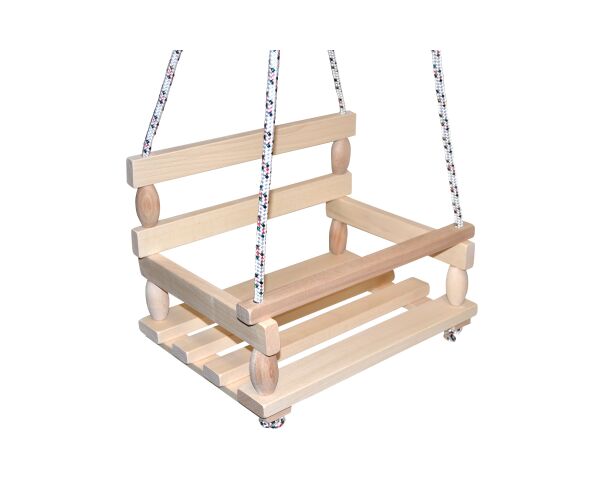 Houpačka dřevěná přírodní