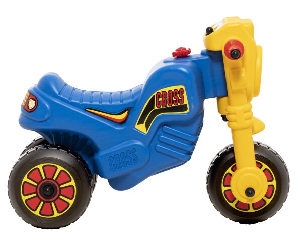 Odrážedlo Cross Motor 1 modré 59x38x45 cm