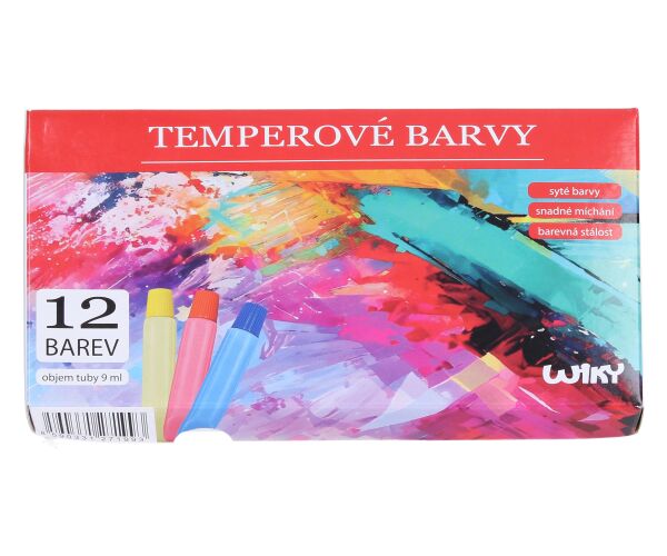 Temperová barva set 12 ks - 9ml