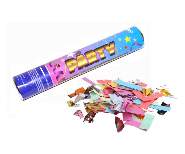 Párty konfety vystřelovací 30 cm