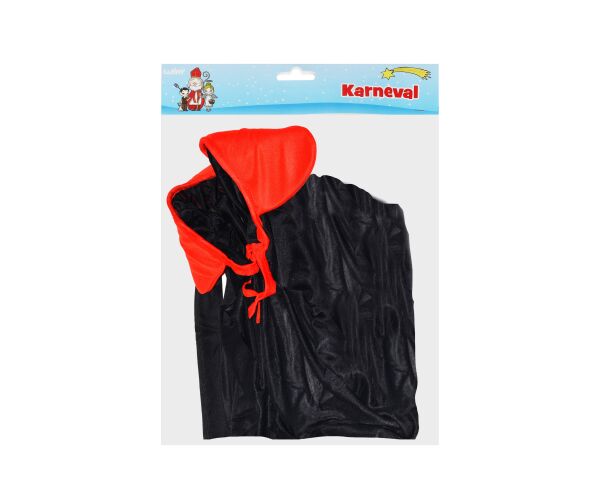 Karneval plášť upír/čert/čaroděj 1,4m