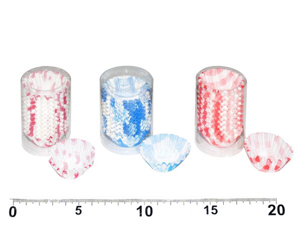 Košíčky cukrářské barevné 6cm (pr.3cm, v.1,5cm) - 200ks