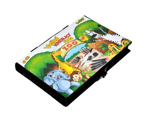Kufřík výtvarných potřeb ZOO 67 ks