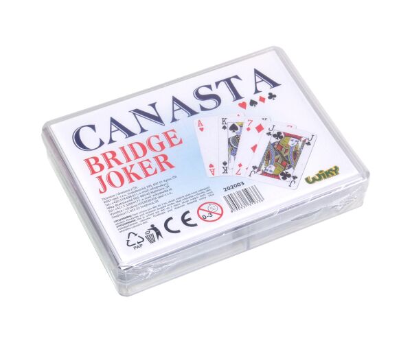 Karty Canasta - plast. krabička